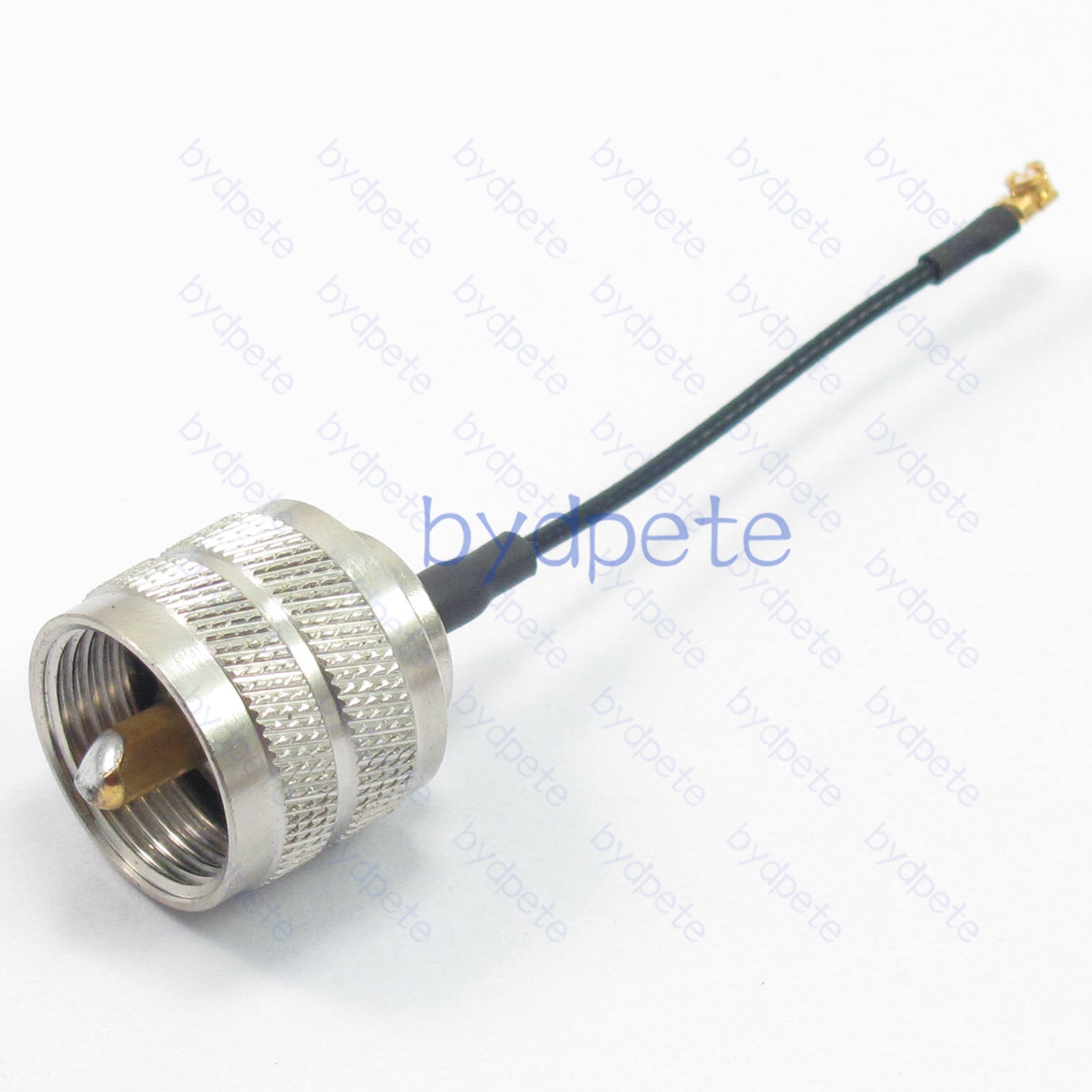 IPX IPEX UFL U.FL Plug to UHF Male 1.37mm Pigtail cable Coaxial Koaxial Kable RF 50ohms bydpete